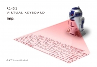 スターウォーズ気分最高潮！R2-D2バーチャルキーボード！