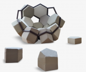 まるで岩？鉱石？500年前のダ・ヴィンチの図面を『座れる結晶』に変えた、イタリア製チェア『Quartz』